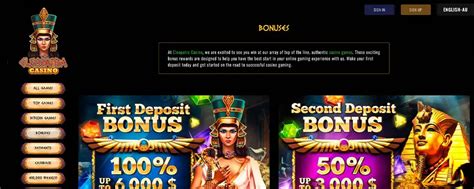 cleopatra casino bonus code